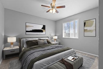 Ceiling fan in select homes